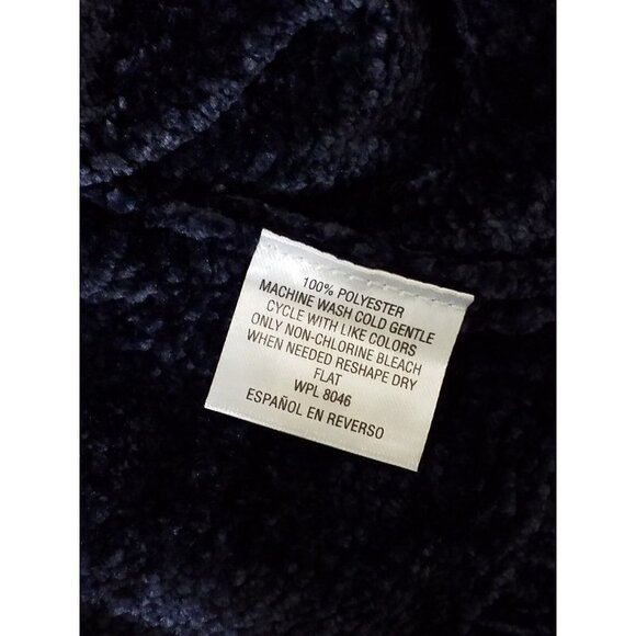 Style & co.-Woman Plus Size 1X~Industrial Blue Velvet Sweater NWT $56.50 - Picture 7 of 8